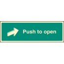 Push Pad to Open