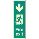 Exit for Emergency Use Only - Caution - Door Is Alarmed