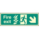 Disabled Fire Exit - Arrow Right