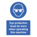 Eye Protection Must be Worn