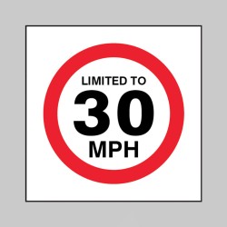 Limited to 30mph - 