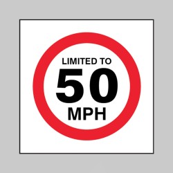 Limited to 50mph - 