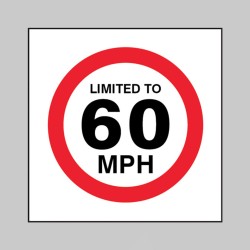 Limited to 60mph - 