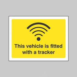 This Vehicle is Fitted with a Tracker - 