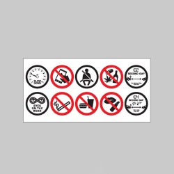 Fatal Five with Distraction Cab Sticker - 