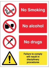 No Smoking - Alcohol - Drugs
