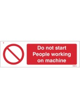 Do Not Start - People Working On Machine