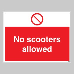 No Scooters Allowed - No Scooters Allowed -