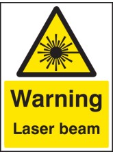 Warning - Laser Beam
