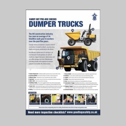 Dumper Truck Inspection Checklist - Poster (A2) - Dumper Truck Inspection Checklist - Poster (A2) -