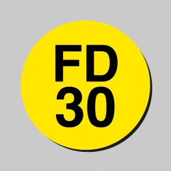 FD30 - Fire Door ID Tags (Pack of 50) - FD30 - Fire Door ID Tags (Pack of 50) -