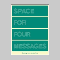 Custom Floor Level ID Board (Space for four) - Custom Floor Level ID Board (Space for four) -