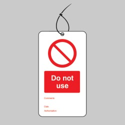 Do Not Use - Double Sided Tags (Pack of 10) - 