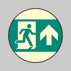 Emergency Exit - Straight On - Floor Marker - Emergency Exit - Straight On - Floor Marker -
