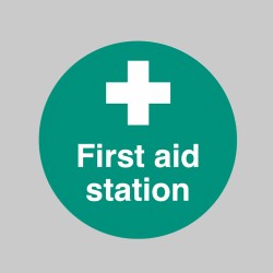 First Aid Station - Floor Graphic - First Aid Station - Floor Graphic -