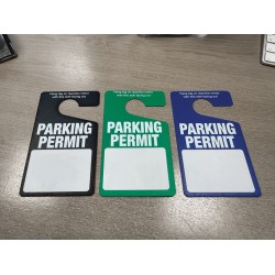 Parking Permit Mirror Hangers - Parking Permit Mirror Hangers -
