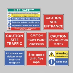 Construction Sign Pack (8 Signs) - Construction Sign Pack (8 Signs) -