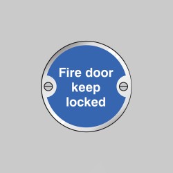 Fire Door Keep Locked Disc - Fire Door Keep Locked Disc -