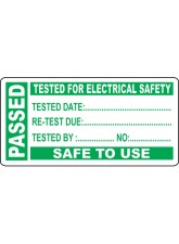 Passed - PAT Test Write On Labels (Roll of 250)