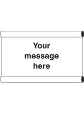 Your Message Here - Banner with Loops - 1270 x 610mm
