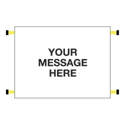 Your Message Here - Door Screen Sign - 