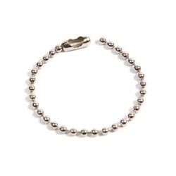 Metal Ball Chain with Connector - 100mm (Pack of 50) - 