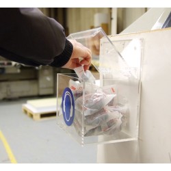Wall Mountable Acrylic Dispenser - Wall Mountable Acrylic Dispenser -