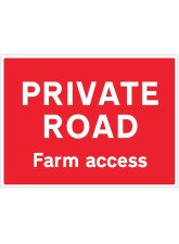 Private Road - Farm Access