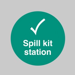 Spill Kit Station - Floor Graphic - Spill Kit Station - Floor Graphic -