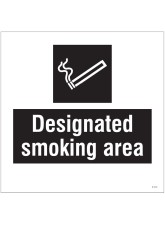 Designated Smoking Area - Add a Logo - Site Saver