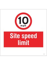10mph - Site Speed Limit - Add a Logo - Site Saver