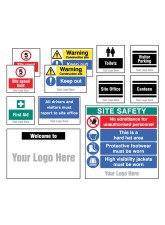 Site Saver Construction Kit (Pack of 12 Safety Signs)