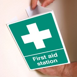 First Aid Station - Projecting Sign - 