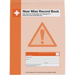 A4 Near Miss Record Book - 