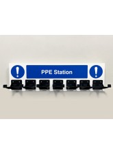 PPE Station - General - 7 Hooks
