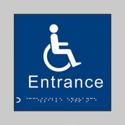 Braille - Disabled Entrance - 