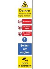 Danger - Petroleum Spirit Multi-Message