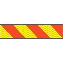 ECE70 Vehicle Marking Plate - Right Hand Chevron - 