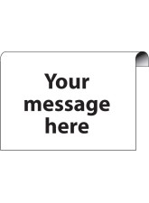 Your Message Here - Roll Top Sign - Landscape
