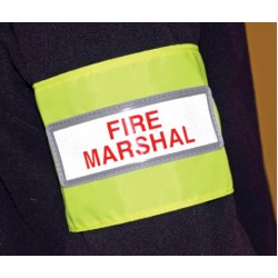 Fire Marshal Reflective Armband - 