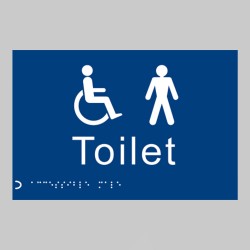 Braille - Toilet Gents / Disabled - 