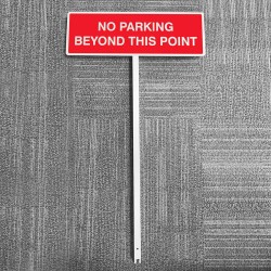 No Parking Beyond this Point - Verge Sign - 