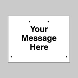 Your Message Here - Custom Re-Flex Sign - 
