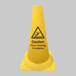 Caution Floor Cleaning - Round Cone - 