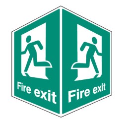Fire Exit - Projecting Sign - 