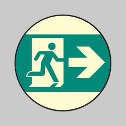 Emergency Exit - Right - Floor Marker - Emergency Exit - Right - Floor Marker -