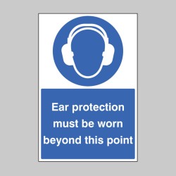 Ear Protection Must be Worn - Floor Graphic - 