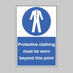 Protective Clothing Must be Worn - Floor Graphic - 