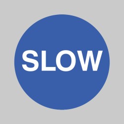 Slow - Floor Graphic - 