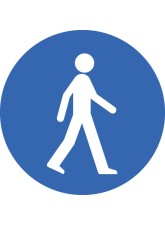 Pedestrian - Floor Graphic